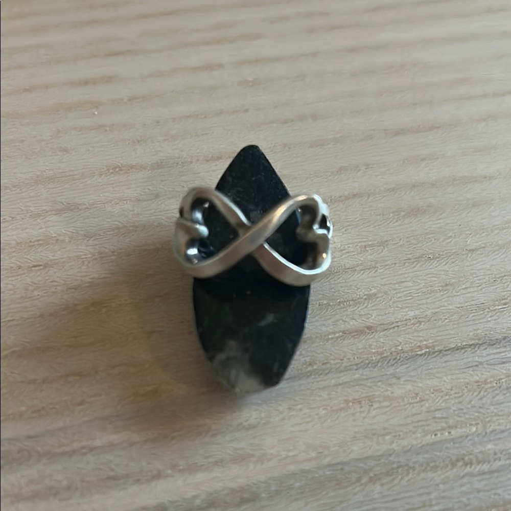 Tiffany & Co. Interlocking Hearts Infinity Silver Ring Pabla Picasso